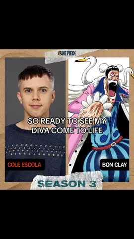 AHHH they nailed the casting for bon clay im so excited 🥹 #onepieceliveaction #netflix #bonclay #coleescola #onepiece 