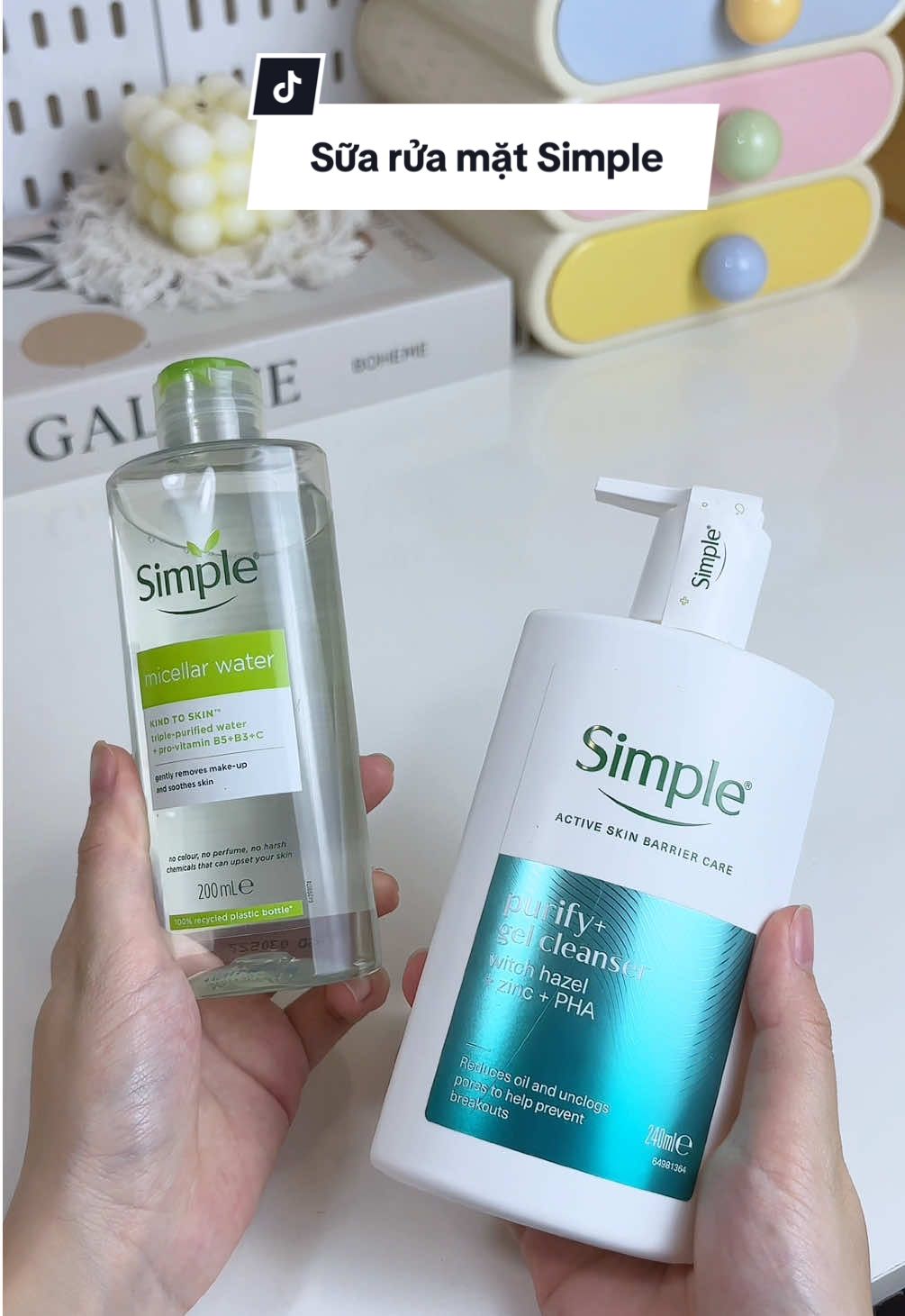 Sữa rửa mặt Simple bản cải tiến #simple #suaruamatsimple #suaruamat 