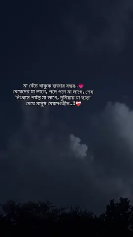 দুনিয়ায় মা ছাড়া মেয়ে মানুষ মেরুদণ্ডহীন..!! #maa #treandingsong #fyp #foryou #মায়া 