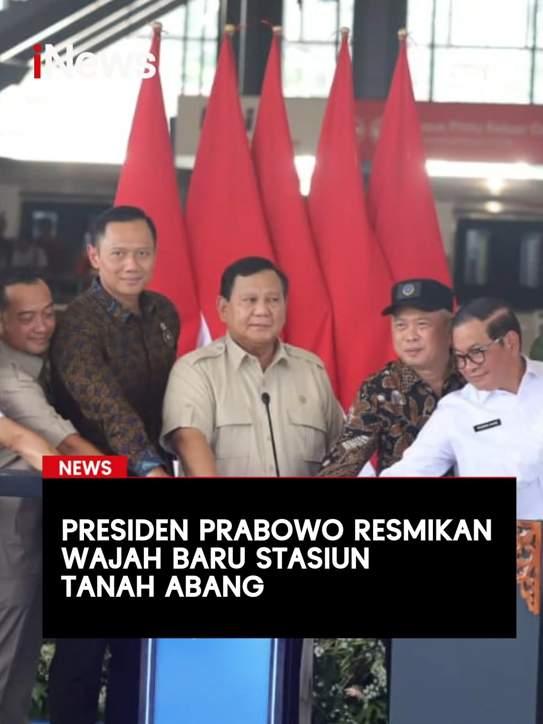 Presiden Prabowo Subianto meresmikan Stasiun Tanah Abang Baru pada Selasa (4/11/2025). Adapun, anggaran proyek tersebut mencapai Rp380 miliar. Peresmian itu dilakukan secara simbolis dengan menekan tombol sirene. 