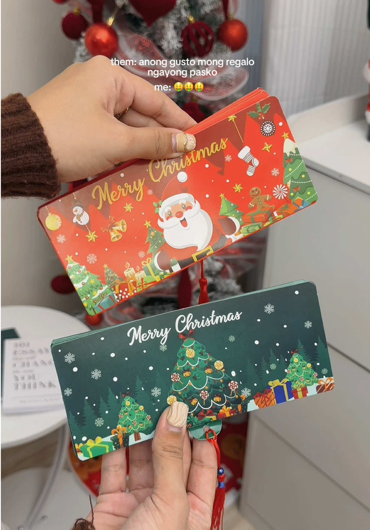 ninong ninang eto lang oh 😂 #giftidea #christmasgiftidea #christmascard 