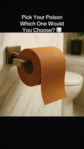 Which One Would You Choose? #asmr #asmrsounds #asmrvideo #ai #toiletpaper 