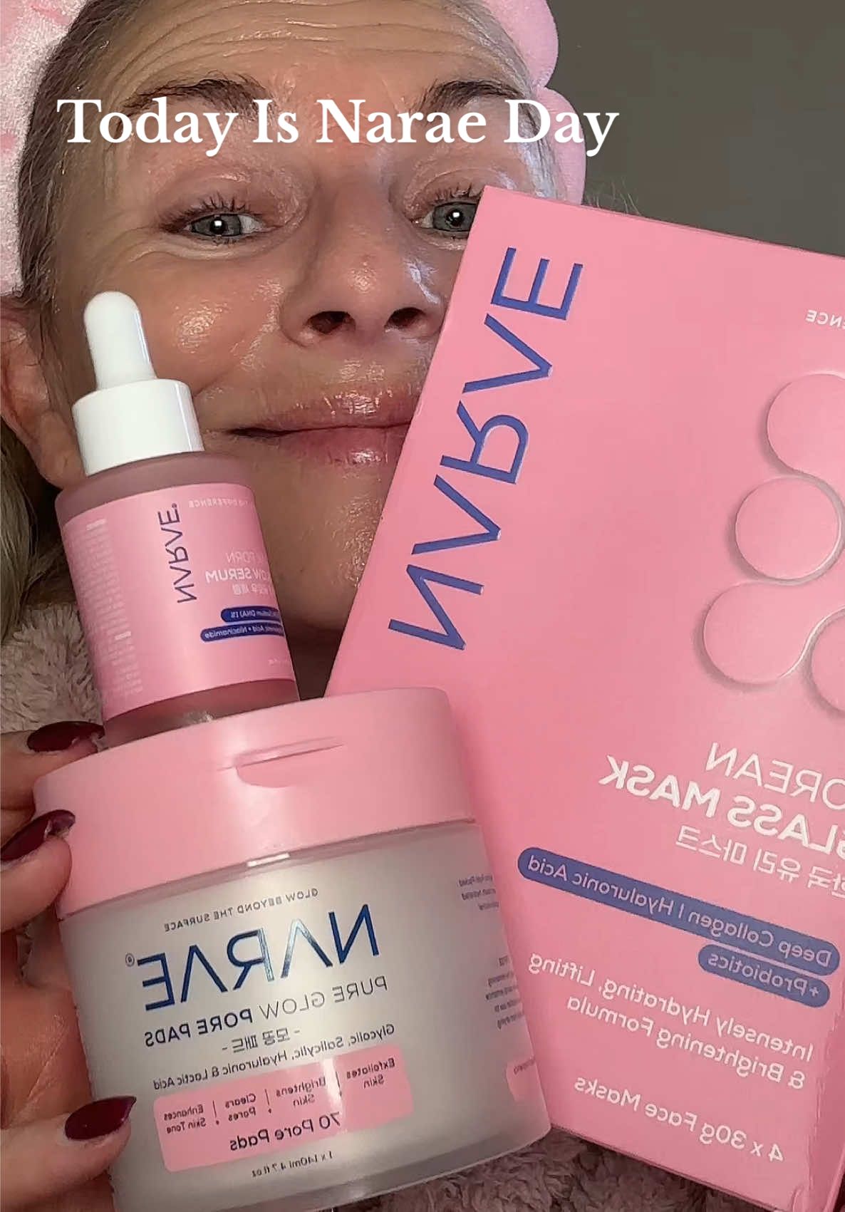 Today is Narae Day which means to flower or blossom  #narae #koreanskincare #glowyskin #skincarebundle #TikTokMadeMeBuyIt 