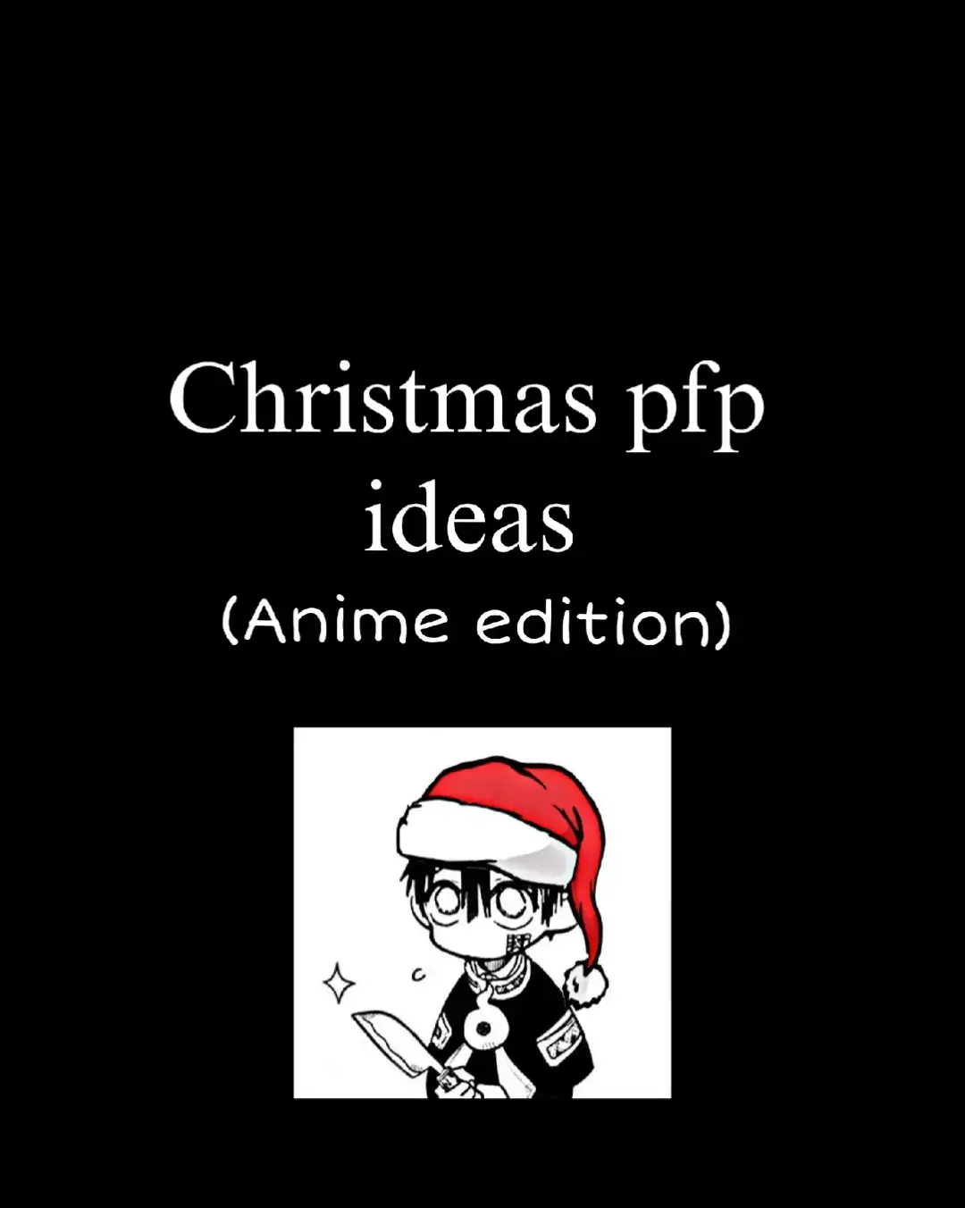 Christmas pfp ideas (Anime edition)❄️🎄 #inspo #christmas #fyp #anime #cute 