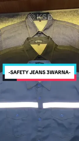 Nyaman dipakai, aman saat bekerja! Safety Jeans Premium dengan reflektor siap menemani aktivitasmu. Yuk, checkout sekarang!🙌🏻 #fyp  #safety  #fashion  #seragam  #kerja 