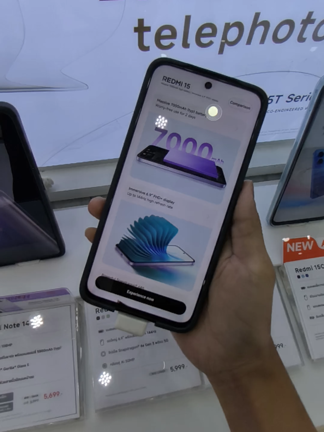 Redmi 15 Series  #REDMI15Seriesห้าพันมีทอน #REDMI155G #REDMI15
