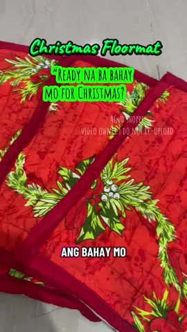 “Pampasaya ng bahay ngayong Pasko! 🎄 Sulit na Christmas floormat, aesthetic at affordable! 🏠💖 #AgudShoppe #XmasFinds #HomeDecorPH #PaskoNa #tiktokmademebuyit 
