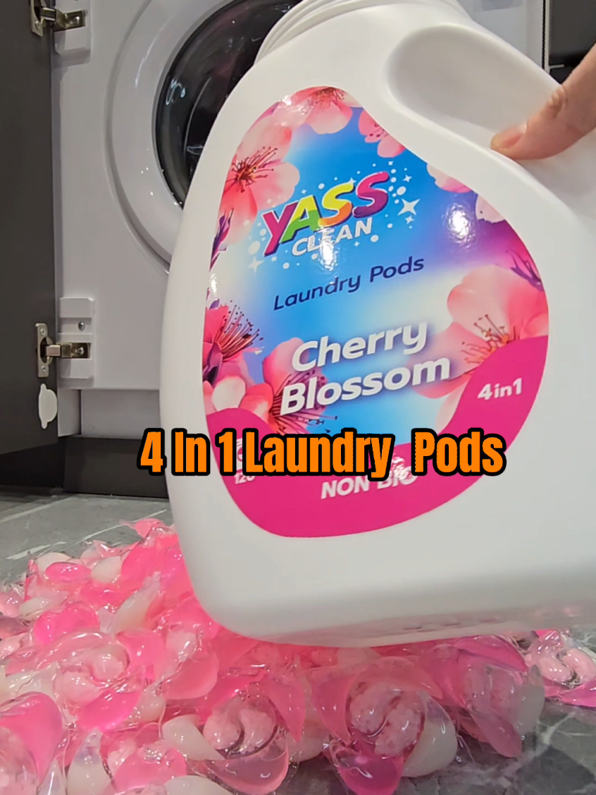 Yass 120, 4 in 1 laundry pods #yassclean #yass #laundry #launndrypods #tiktokmademebuyit 