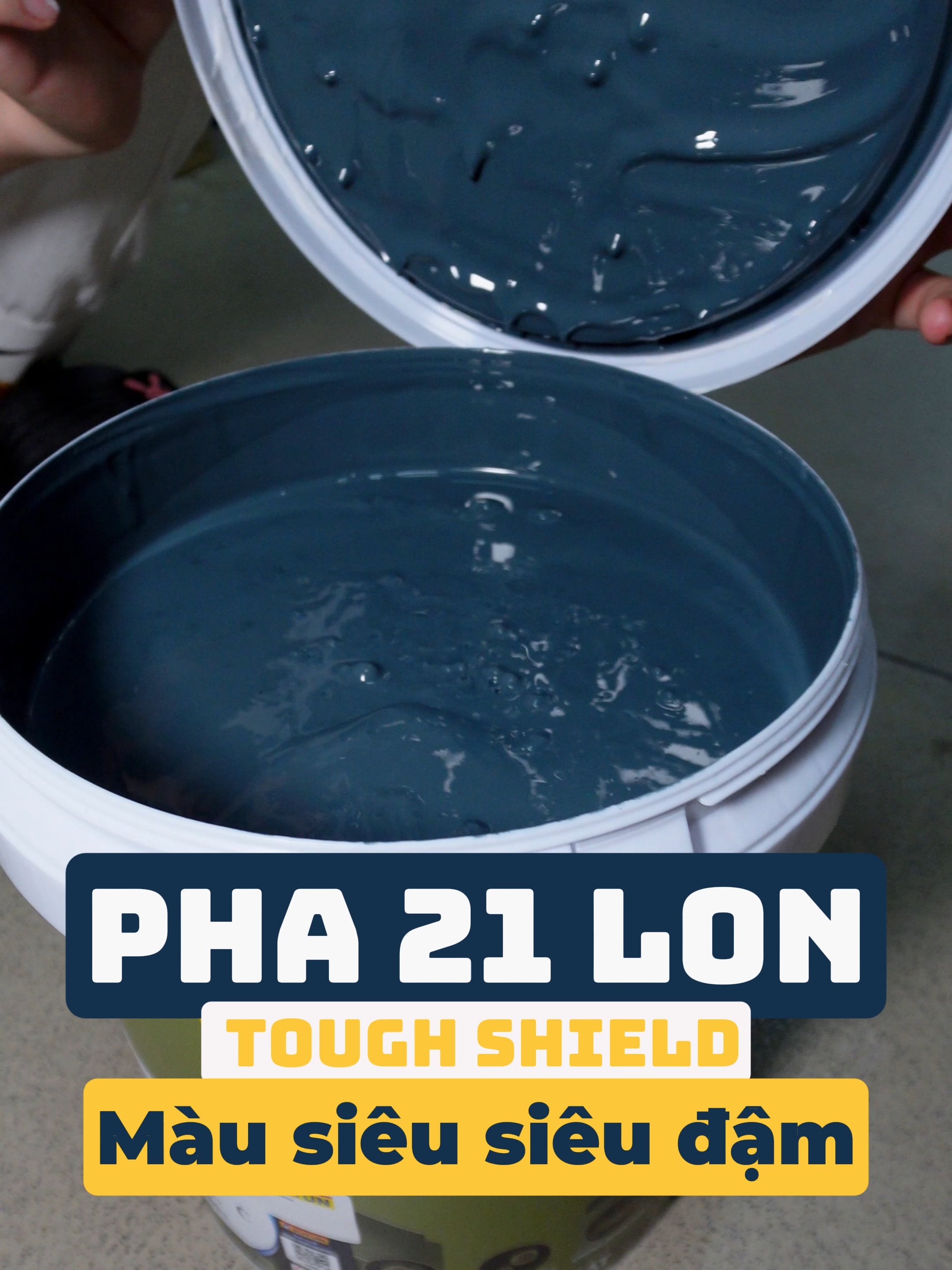 Jotun Tough Shield pha màu cực đậm sẽ như thế nào?? #paintmart #sieuthisonpaintmart #jotun #jotuntoughshield