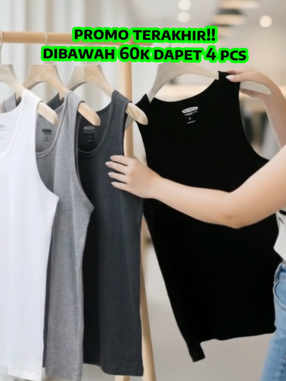 kaos singlet pria paket hemat promo khusus hari ini ya! #singletpria #kaosdalampria #kaosyukensi #kaosdalam #singlet 