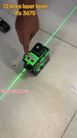 Laser level Rs 3675 Gamehut gadgets -follow us 59382803 - whatsapp only    #laserlevel #lasermeasuringtape #tileleveling #tools #laserrustremover 