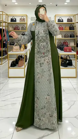 ALUNA DRESS Gamis wanita set hijab Seruty printing motif kekinian mewah Simple Elegant Lebaran 2026 #gamiskekinian #gamisbaru #gamismewah #dress #dresskondangan 