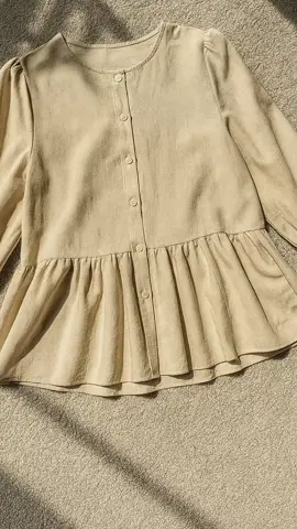 Lolly Ruffle Kemeja Mahogany #fyp #affiliatemarketing #masukberanda #blouse #bajuwanita 