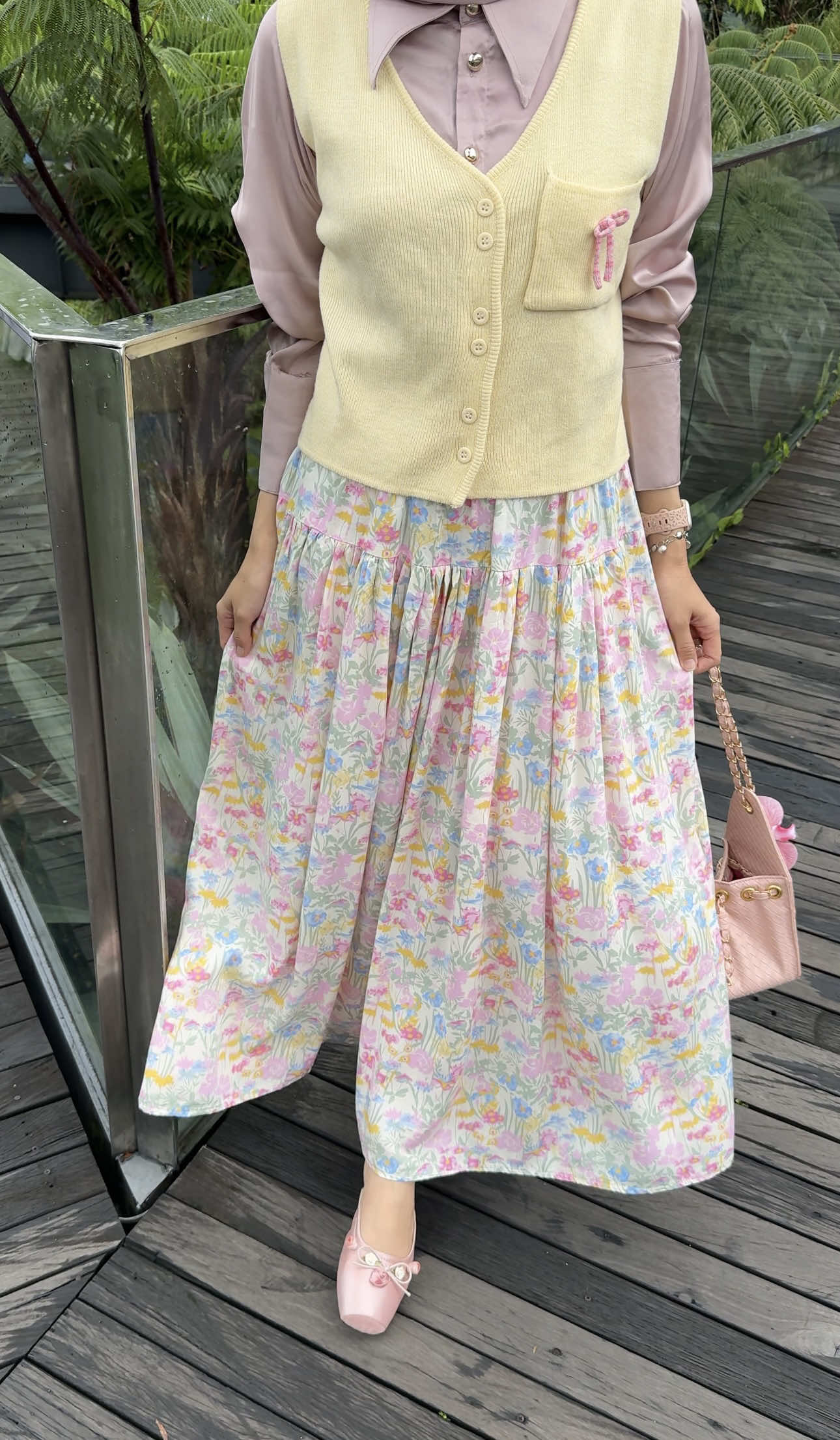 Rok Alfa si best seller, bahan adem cantik bunga bunga, bahan jatuh 😍