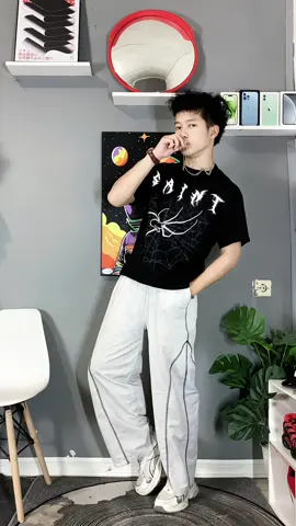 baggysweatpants cakep ootd gombrong #outfitideas #fashiontok #outfitinspo #outfitcowok #baggypants  