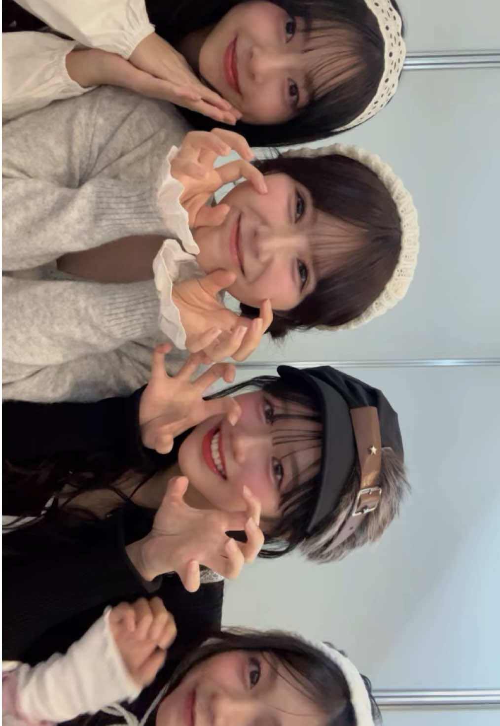 横バージョン🥰🫶🏻 @小國舞羽(まう) @快空 @中島瑠菜 @稲光亜依  #jk #ljk #ガルアワ #可愛い女の子 #高校生　