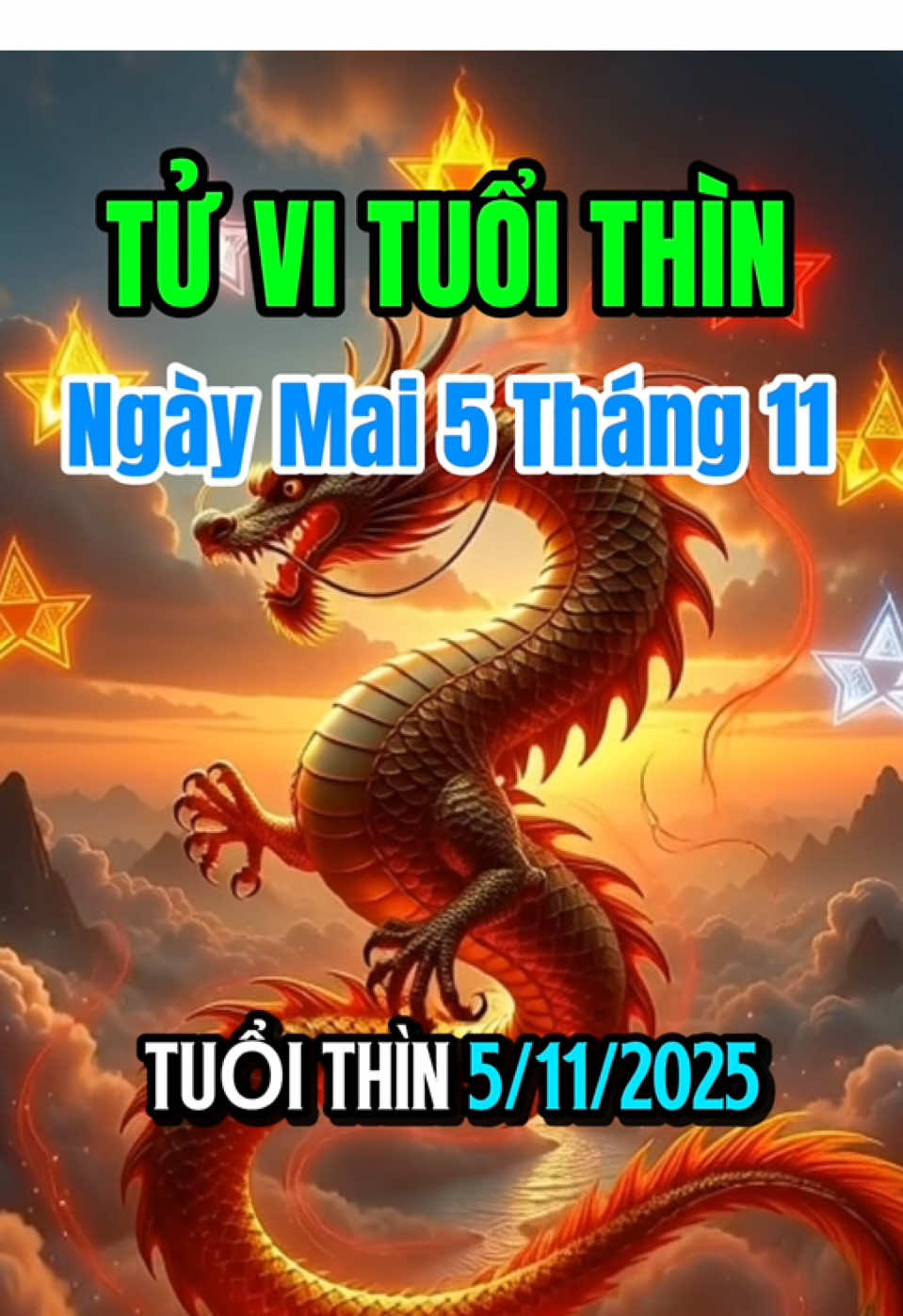 Tử vi tuổi Thìn ngày 5/11/2025 #tuoithin #tuvi #phongthuy #tamlinh #caivan 