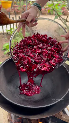 Cách làm siro từ bụt giấm #hatgiongrangdong #gardening #thuhoach #monngontiktok 