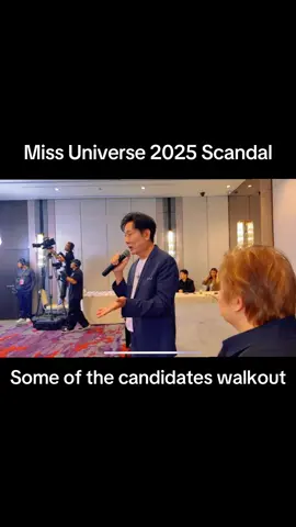 Miss Universe 2025 Scandal Some of the candidates walkout  #missuniverse2025 #thailand #philippines #nawat #fyp 