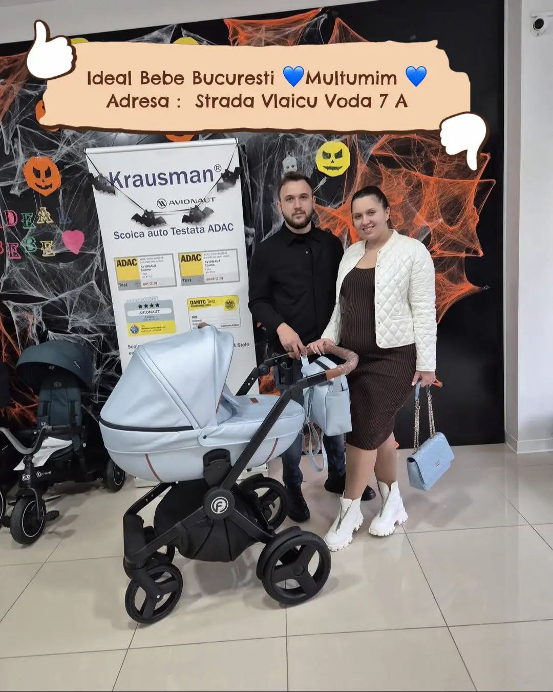Atentie ‼️ Nu ratati ofertele din Magazin  ##Bucuresti🛍️🎁 Stocuri Limitate ! Model : Krausman  Topaz 🔝☑️ ##idealbebe##krausman ##patutbebe Va multumim foarte mult pentru cumparaturile facute in magazinul Ideal Bebe https://m.idealbebe.ro/carucioare-copii-3-in-1-c-175.html