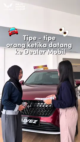 Kira-kira kamu tipe yang mana nih?👀✨                                             Mungkin aja kamu tipe yang dateng untuk test drive dan bawa pulang langsung mobil impian kamu🫵🏻💗 #MobilWuling #MobilListrik #WulinMajuBandung #MajuMotor 