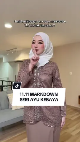 Nak tak 11.11 SALE ni uols? #bajukurunglace #bajukurungbeads #bajukurunglacebeads #raya2026 #bajutunang 