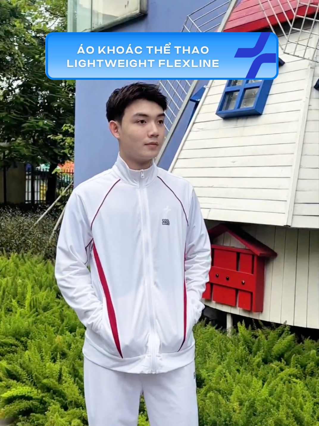 Mặc áo khoác thể thao Lightweight Flexline Active - siêu nhẹ, nhanh khô, tự tin vận động - Click mua #Coolmate #Muataitiktokshop #TikTokFashion #fyp #gym #muadong #aokhoac
