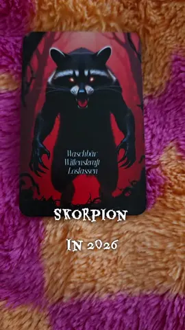 Das Krafttier für den Skorpion in 2026 #cardreading #divination #kartenlegen #horoskop #skorpion 