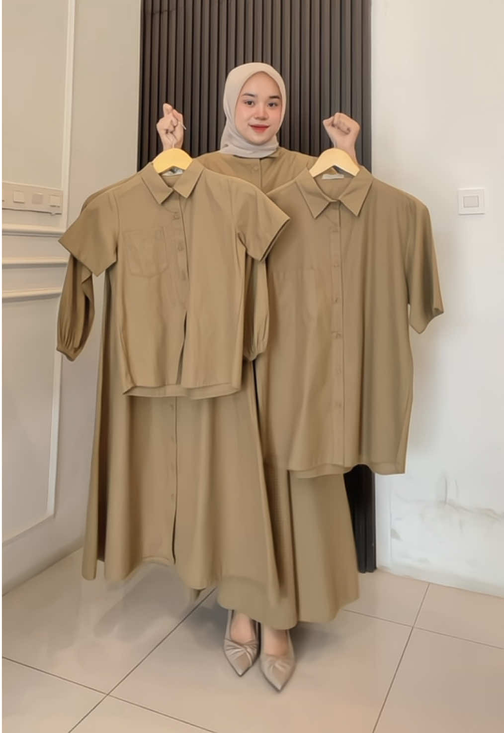 Siap siap raya dengan harmoni olive ini✨#sarimbitkeluarga #gamiskondangan #lebaran2025 #idulfitri #fypシ゚ 