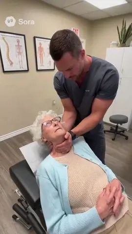 chiropractics for the win 🏆 #chiropractor #sora #neckpain #chiro #ai 