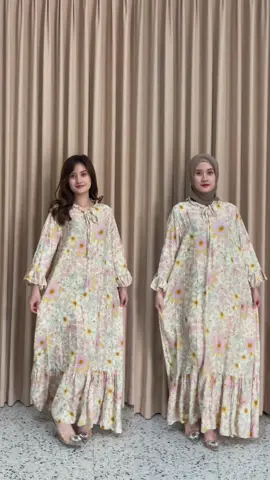 Buat kalian yang berhijab atau tidak bisa banget pakai ini🥰 #untukkamu #gamis #gamiskekinian #gamismurah #fyppp 