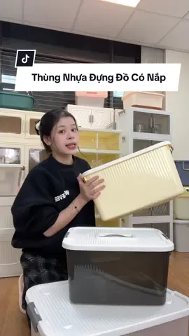 Hộp nhựa đựng đồ đa dang kích thước, có nắp đậy chống bụi bặm nhà Enoda mới về #enoda #fyp #xuhuong #dogiadung #tiktok 