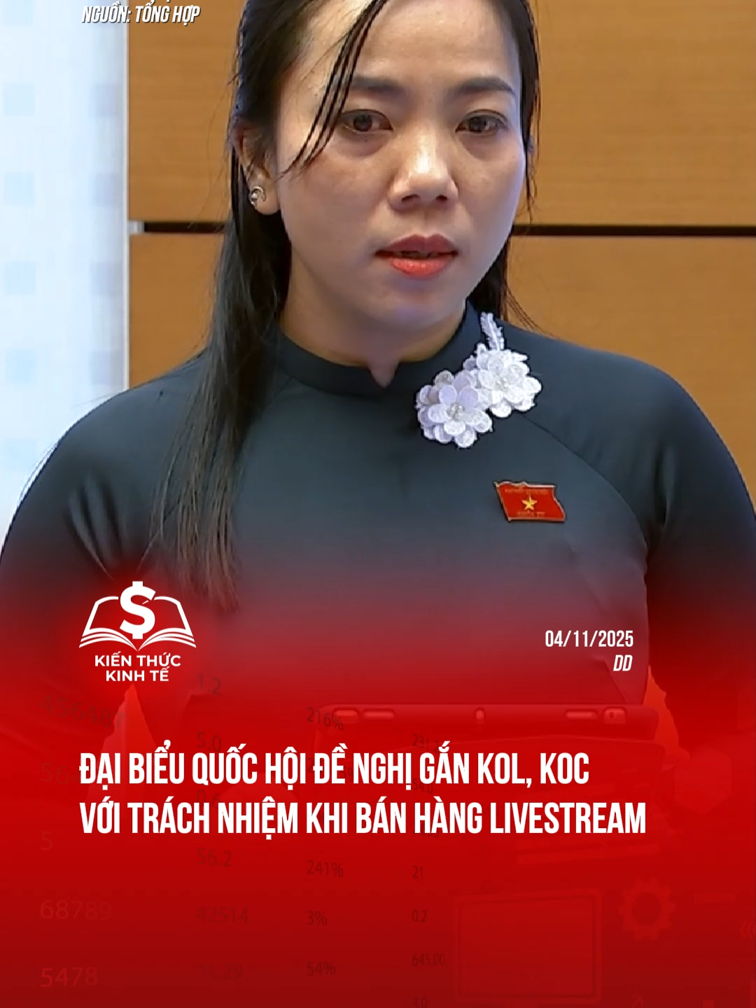 Đại biểu Quốc hội đề nghị gắn KOL, KOC với trách nhiệm khi bán hàng livestream #kienthuckinhte #tiktoknews #thuongmaidientu #quochoi