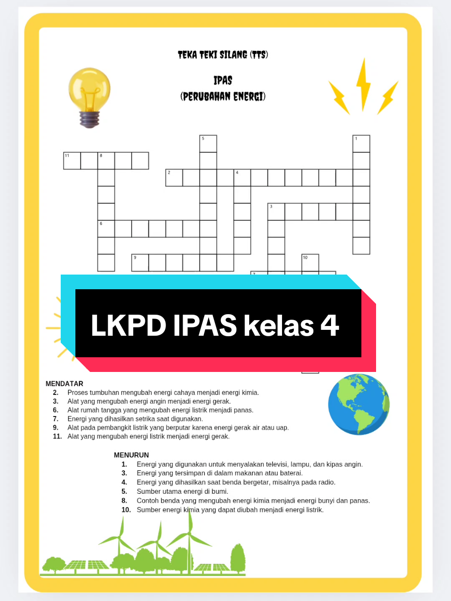 LKPD ipas kelas 4 semester 1 #gurusd #lkpdipaskelas4 #lkpdasyikkelas4 #ipaskelas4 