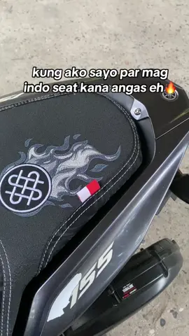 palitan mo na ang madula mong stock seat cover par #aerox #indo #indoseatcover #smoke #indoconcept🇮🇩 