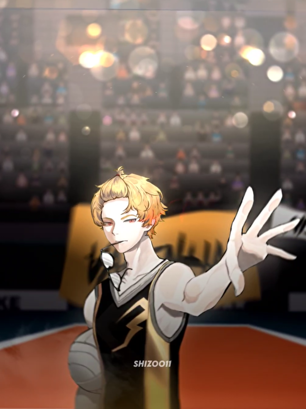 Nishikawa before the match: #thespikevolleyballstory #thespike #edit #animation #fyp 