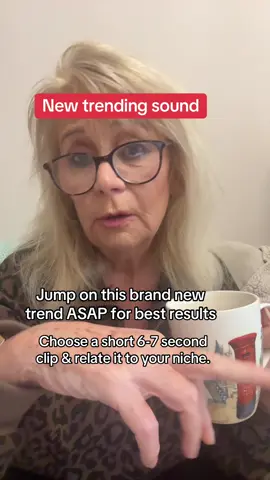 New trending sound Jump on this new trend ASAP to get the best results  Choose a short 6-7 second clip &!relate it to your niche Best of luck with it Follow me for more trending ideas #godmadeaway #trendalert #newtrendchallenge #trendingsound #trendingideas