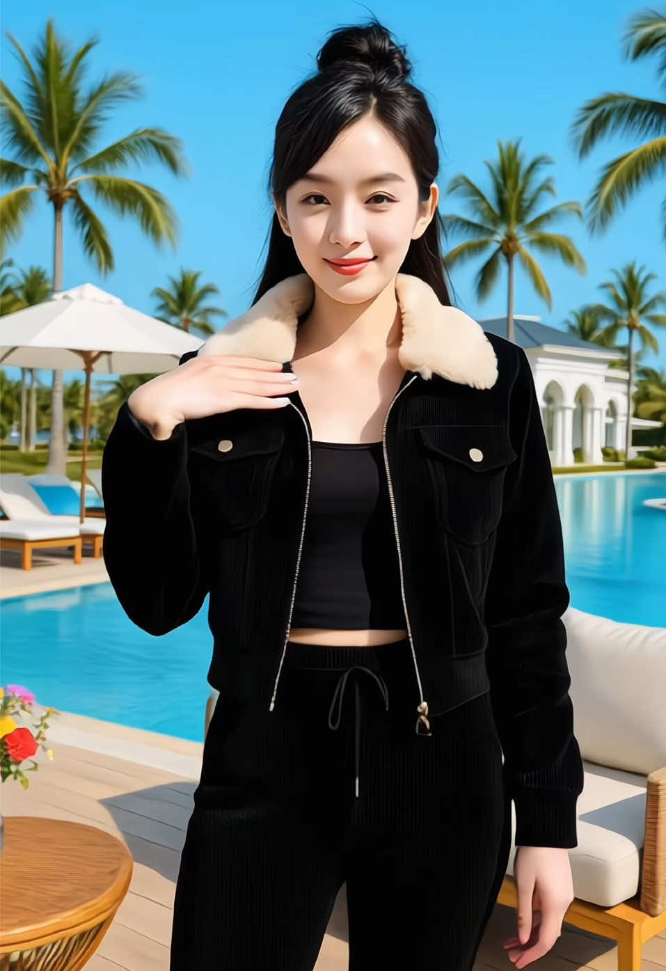 Chạm vào là mềm – mặc vào là sang, set nhung cổ lông cực phẩm mùa lạnh @Ánh Mây Thời Trang  @Ánh Mây Thời Trang  @Ánh Mây Thời Trang #setnhungthudong #aonhungkhoakeocollong #setcollongcaocap #doamapmuaDong #thoitrangnu