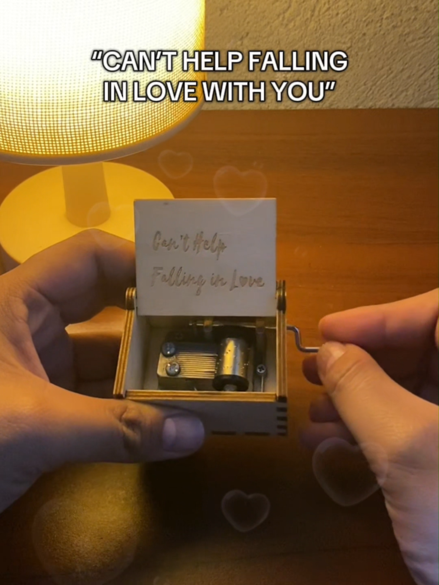 I love you 3000 times  #canthelpfallinginlove #musicbox #Iloveyou3000times #fyp