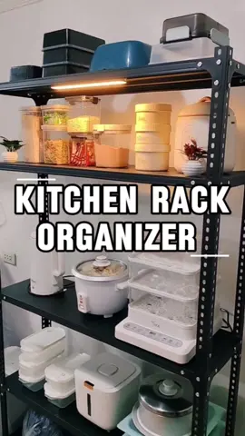 Kitchen Rack Organizer #kitchenstorage  #organization #homehacks  #spacesaver  #kitchendesign 