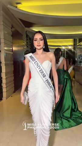 Serving goddess energy in white. 🤍 Ahtisa Manalo, our Miss Universe Philippines 2025, radiates timeless grace at the sashing ceremony.  #MissUniverse #MissUniversePhilippines2025 #AhtisaManalo #AHTI5A