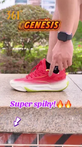 Genesis! Super spiky!🔥🔥😍😍#361degrees #lightweight #basketball🏀 #hotsellingitem🔥🔥 #qualityshoes 