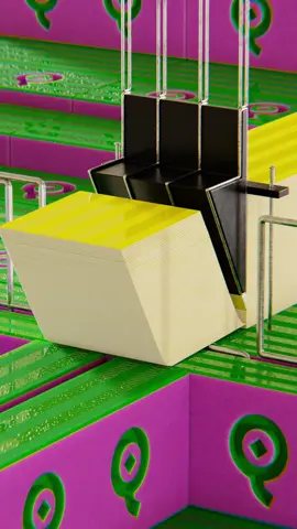 Slice. Slide. Square. Repeat. #oddlysatisfying #asmr #3danimation #blender3d #blendercycles 