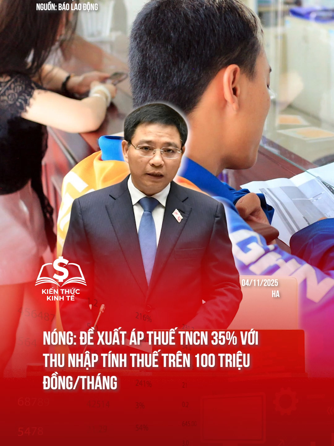 Nóng: Đề xuất áp thuế TNCN 35% với thu nhập tính thuế trên 100 triệu đồng/tháng #taichinhkinhte #taichinh #vietnam #kinhte #thue #tncn