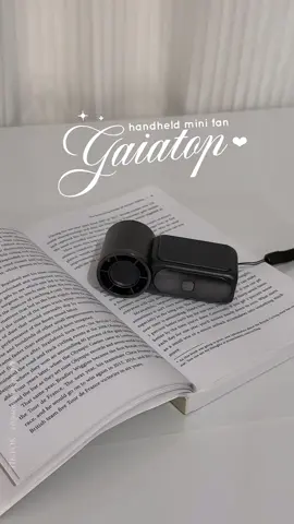Stay cool on the go with Gaiatop’s Super Mini Fan — tiny breeze, big chill 🌬️ #gaiatop #minifan #portablefan #handheldfan #fyp    