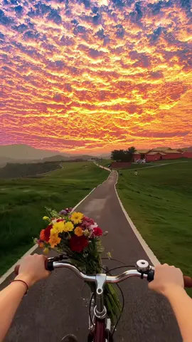 I like the sunset, I like romance, and I like you more✨#sunset #typ 