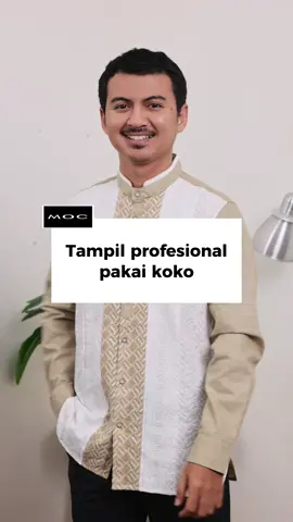 Tampil profesional dengan kemeja koko YAKUB, motifnya modern dan bikin nyaman seharian✨ Checkout di keranjang kuning sekarang🛒 #ootdpria #kemejapria #bajupria #bajukoko #koko 