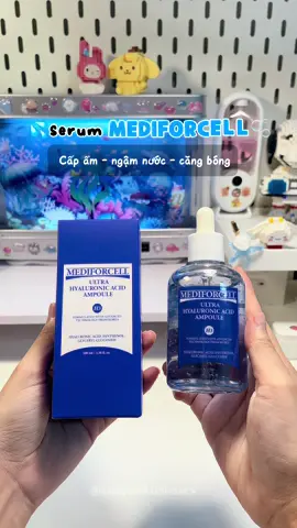 💦Serum cấp ẩm Mediforcell 🫧 Lên da mịn mướt căng bóng siêu mê lun í 🥹 #mediforcell #serumcapam #goclamdep #reviewlamdep #xh 