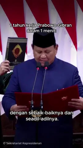 Kira-kira Sore dari masa depan bakal bilang apa ya, ke kita, tentang 1 tahun Prabowo-Gibran menjabat? 🤔