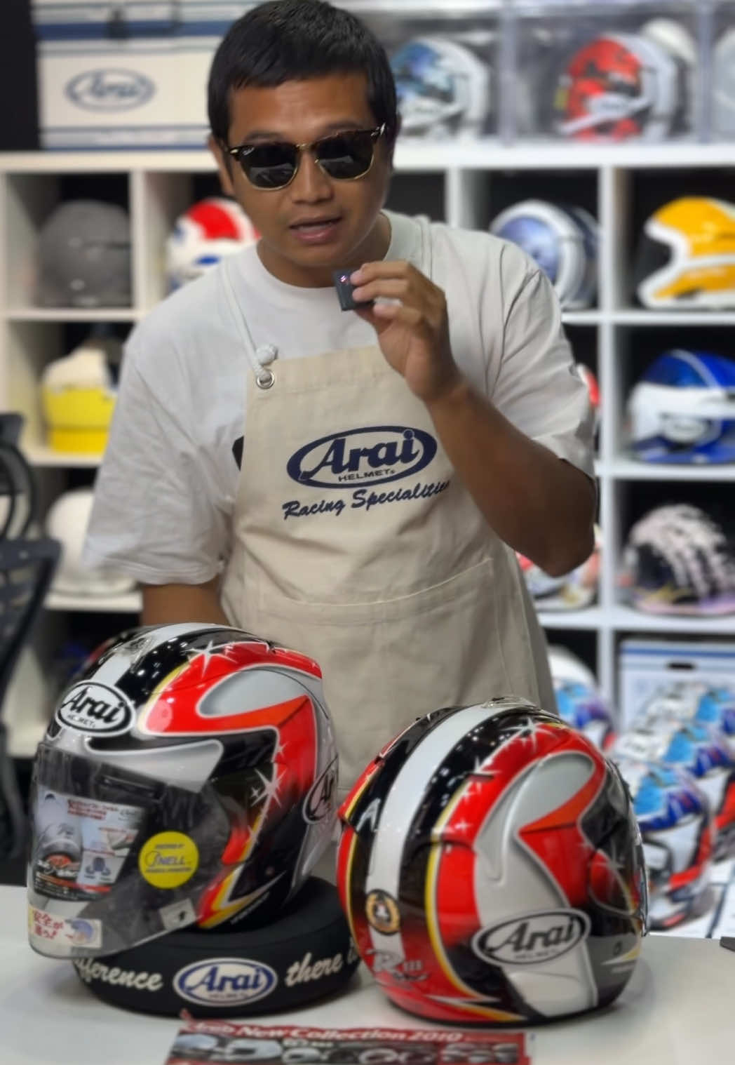 Arai Ram3 Aoyama 🔥 #fypシ゚ #kedaipenjualhelmet #araioriginal #araifighter #araimalaysia 
